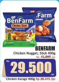 Promo Harga Benfarm Chicken Nugget Stick 400 gr - Hari Hari