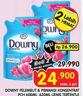 Promo Harga Downy Pewangi Pakaian 680 ml - Superindo