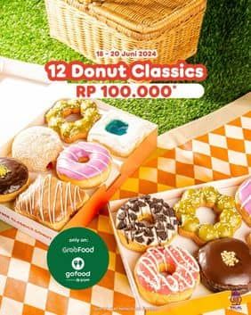 Promo Harga Promo 12 Donus Classics  - Dunkin Donuts