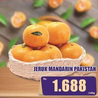 Promo Harga Jeruk Mandarin Pakistan Impor per 100 gr - Hari Hari