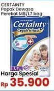 Promo Harga Certainty Adult Diapers L7, M8 7 pcs - Indomaret