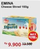 Promo Harga Emina Cheddar Cheese Shred 160 gr - Alfamart