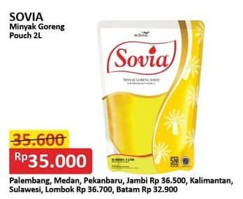 Promo Harga Sovia Minyak Goreng 2000 ml - Alfamart