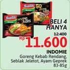 Promo Harga Indomie Hype Abis Kebab Rendang, Seblak Hot Jeletot, Ayam Geprek 85 gr - Alfamidi