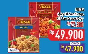 Promo Harga Fiesta Ayam Siap Masak Karage, Spicy Karage 500 gr - Hypermart