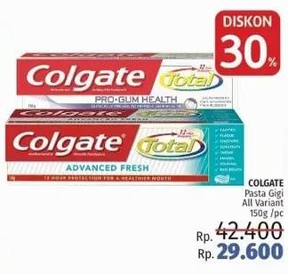 Promo Harga COLGATE Toothpaste All Variants 150 gr - LotteMart