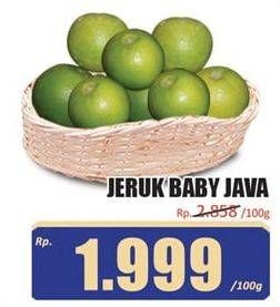 Promo Harga Jeruk Baby Java per 100 gr - Hari Hari