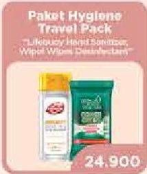 Promo Harga LIFEBUOY Hand Sanitizer/WIPOL Surface Disinfecting Wipes  - Hypermart