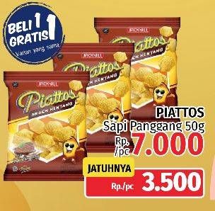 Promo Harga PIATTOS Snack Kentang 50 gr - LotteMart