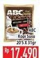 Promo Harga ABC Kopi per 20 sachet 31 gr - Hypermart