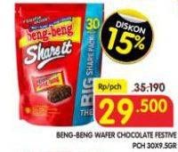 Promo Harga Beng-beng Share It Festive per 30 pcs 9 gr - Superindo