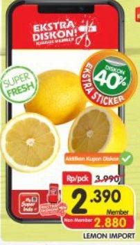 Promo Harga Lemon Import  - Superindo