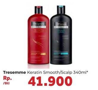Promo Harga TRESEMME Shampoo Keratin, Scalp Care 340 ml - Carrefour