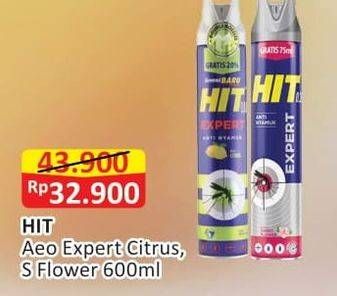 Promo Harga HIT Aerosol Expert Citrus, Sweet Flower 675 ml - Alfamart