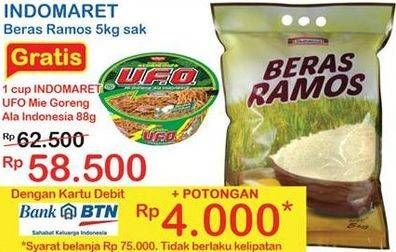 Promo Harga Indomaret Beras Ramos 5 kg - Indomaret