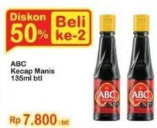 Promo Harga ABC Kecap Manis 135 ml - Indomaret