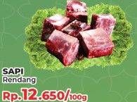 Promo Harga Daging Rendang Sapi per 100 gr - Yogya