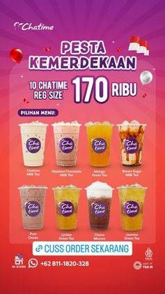 Promo Harga Chatime Minuman  - Chatime