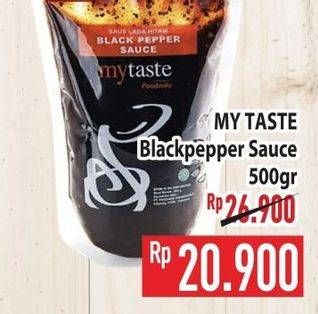 Promo Harga My Taste Saus Black Pepper 500 gr - Hypermart