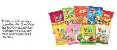 Promo Harga YUPI Candy 45 gr - Carrefour