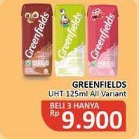 Promo Harga GREENFIELDS UHT All Variants 125 ml - Alfamidi