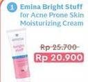 Promo Harga EMINA Bright Stuff Moisturizing Cream Acne Prone  - Indomaret