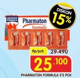 Promo Harga PHARMATON FORMULA Multivitamin Tablet 5 pcs - Superindo
