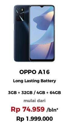 Promo Harga OPPO A16  - Erafone