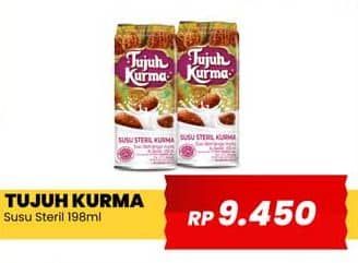 Promo Harga Tujuh Kurma Susu Steril Kurma 200 ml - Yogya