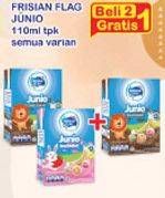 Promo Harga FRISIAN FLAG Susu UHT Junio Chocolate, Strawberry 110 ml - Indomaret