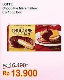 Promo Harga LOTTE Chocopie Marshmallow per 6 pcs 168 gr - Indomaret