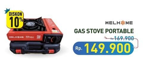 Promo Harga Welhome Gas Stove Portable  - Hypermart