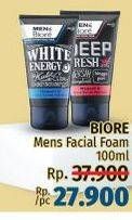 Promo Harga BIORE MENS Facial Foam 100 ml - LotteMart