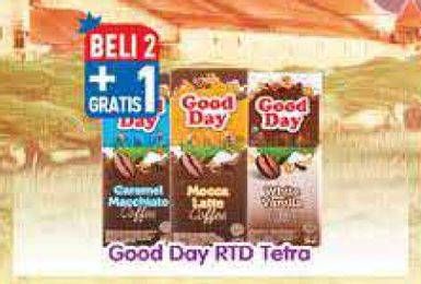 Promo Harga Good Day Instant Coffee 3 in 1 RTD Tetra  - Hypermart