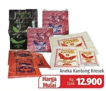 Promo Harga Aneka Kantong Kresek  - Lotte Grosir