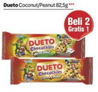 Promo Harga DUETO Chocochips Coconut, Peanut per 2 bungkus 825 gr - Carrefour
