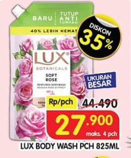 Promo Harga LUX Botanicals Body Wash 825 ml - Superindo