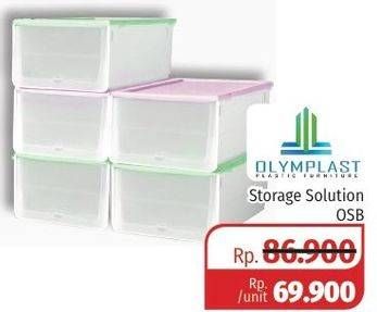 Promo Harga OLYMPLAST Storage Solution Kotak Serbaguna OSB  - Lotte Grosir