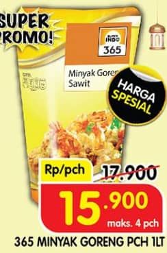 Promo Harga 365 Minyak Goreng 1000 ml - Superindo