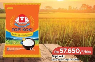 Promo Harga Topi Koki Beras Long Grain Crystal 250000 gr - TIP TOP