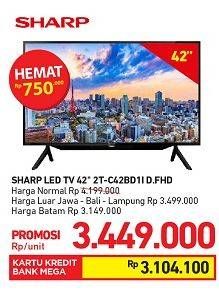 Promo Harga SHARP 2T-C42BD1i | LED TV 42"  - Carrefour