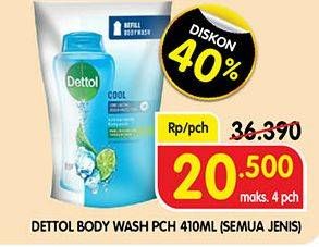 Promo Harga DETTOL Body Wash All Variants 410 ml - Superindo