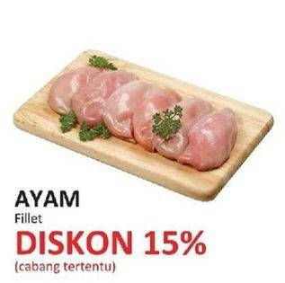 Promo Harga Ayam Fillet per 100 gr - Yogya