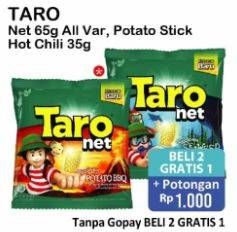 Promo Harga TARO Net 65 g All Var; Potato Stick Hot Chilli 35 g  - Alfamart