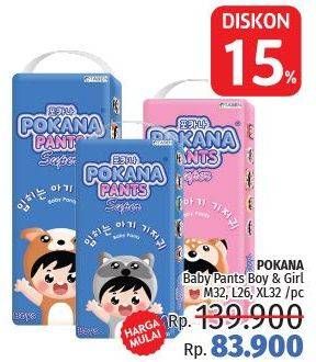 Promo Harga Pokana Baby Pants M32, L30, XL26  - LotteMart
