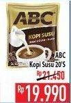 Promo Harga ABC Kopi 20 pcs - Hypermart