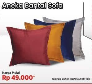 Promo Harga Aneka Bantal Sofa  - COURTS