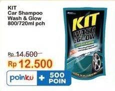 Promo Harga KIT Car Shampoo Wash & Glow 800 ml - Indomaret