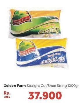 Promo Harga GOLDEN FARM French Fries Straight, Shoestring 1 kg - Carrefour