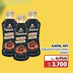 Promo Harga Kapal Api Kopi Signature Drink Original Black Coffee 200 ml - Lotte Grosir